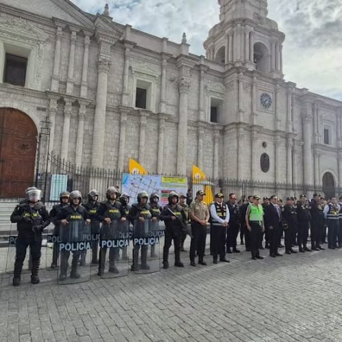 Arequipa: Restringen ingreso peatonal y vehicular al Centro Histórico por el X Congreso Internacional de la Lengua Española