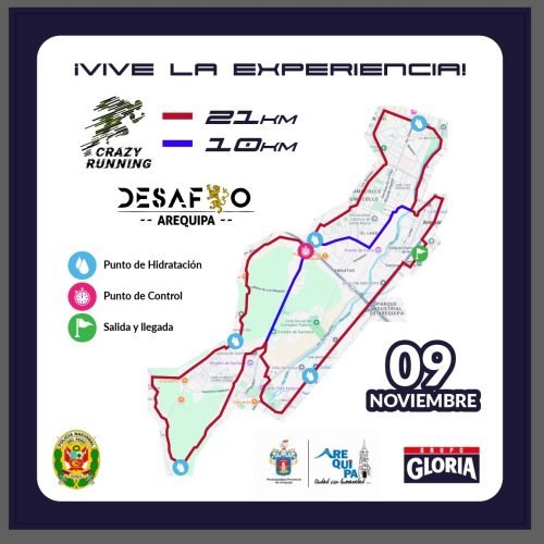 Desafío Arequipa: Segundo Reto “Corre con Pasión” reunirá a miles de corredores en una jornada llena de orgullo arequipeño.
