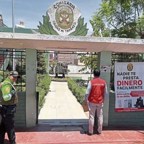 Contraloría detecta deficiencias críticas en comisarías de Arequipa durante operativo nacional