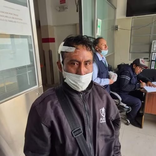 Arequipa: Obrero recién llegado es brutalmente asaltado y queda varado en hospital
