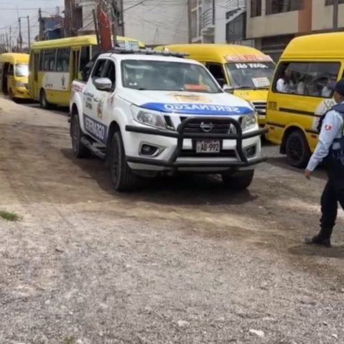 Cayma: Detienen a chofer que huyó durante operativo y dejó a un sereno herido