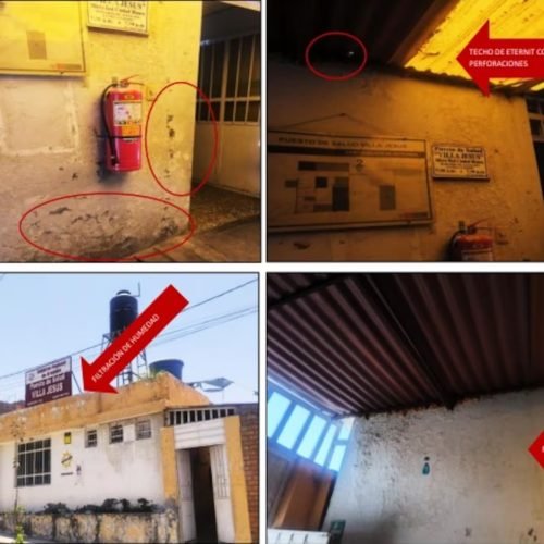 Contraloría advierte riesgo en cuatro centros de salud de Arequipa ante próximas lluvias