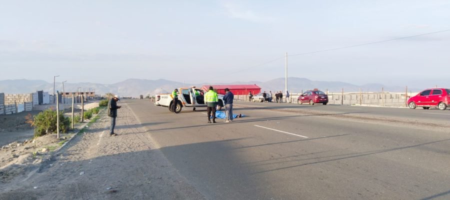 Buscan a conductor que atropelló y abandonó a cantero en la autopista La Joya