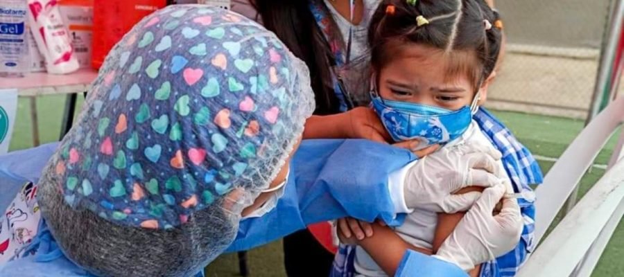 Más de 4 mil niños menores de 5 años no completaron su esquema de vacunación