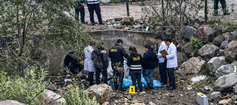 Hallan cuerpo seccionado dentro de costales en quebrada de Chiguata
