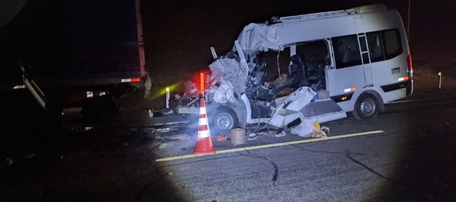 Choque por alcance deja cuatro fallecidos en El Fiscal